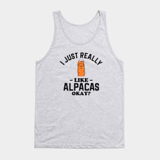 I Just Really Like Alpacas Tank Top